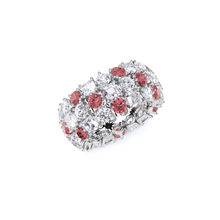 Classic Crown Ruby and White Diamond Ring