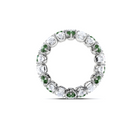 Classic Crown Emerald and White Diamond Ring