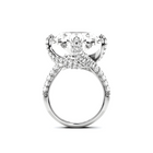 Anillo de alta joyería con diamantes Fuster Crown Legacy 