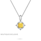 Fancy Yellow Diamond Pendant - Boutique Exclusive