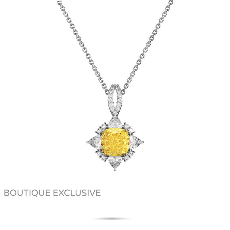 Fancy Yellow Diamond Pendant - Boutique Exclusive