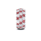 Classic Round Ruby and Diamond Ring