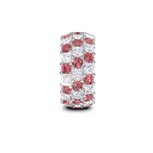 Classic Round Ruby and Diamond Ring