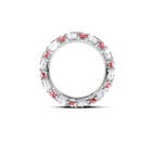 Classic Round Ruby and Diamond Ring