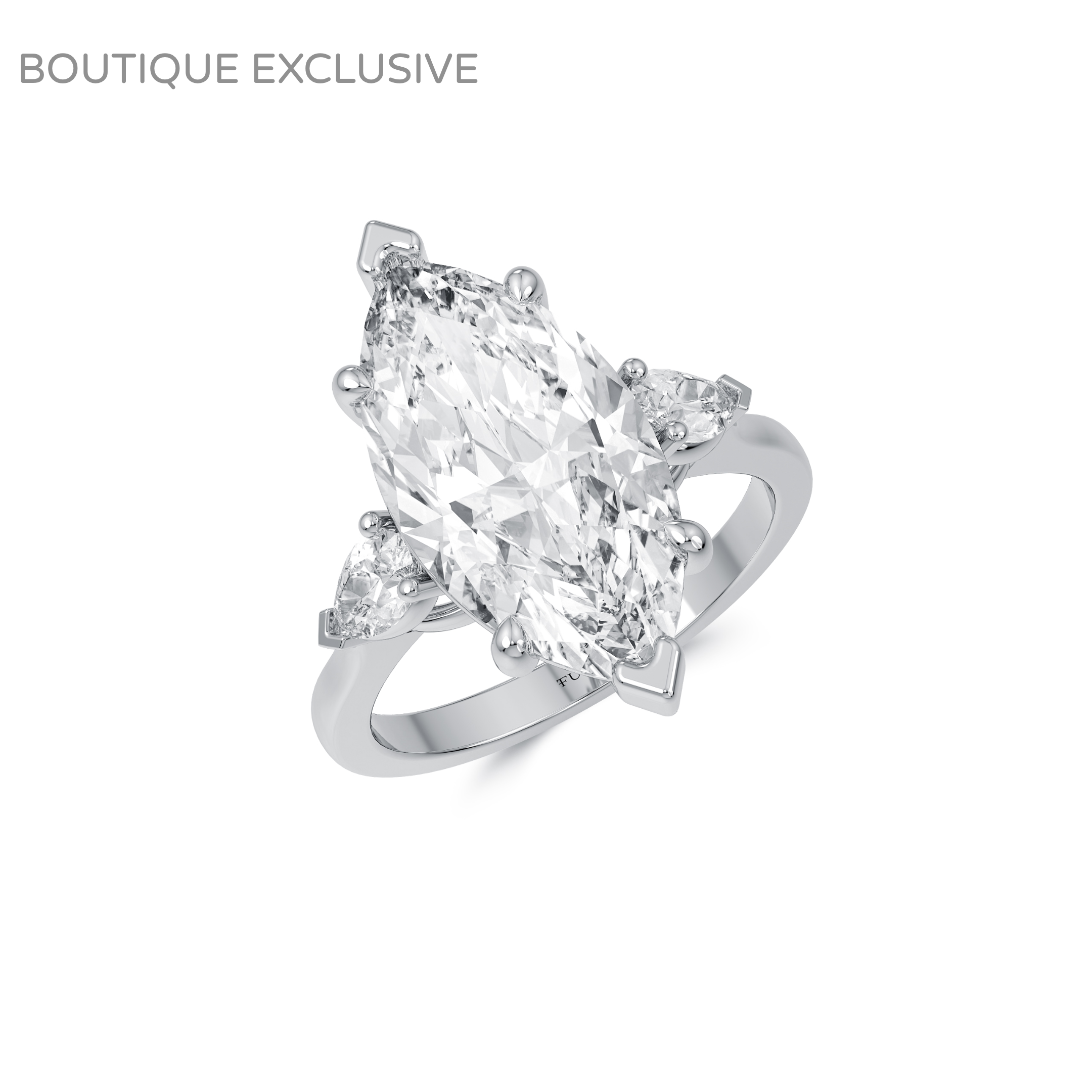 Promise Marquise Cut Diamond Engagement Ring